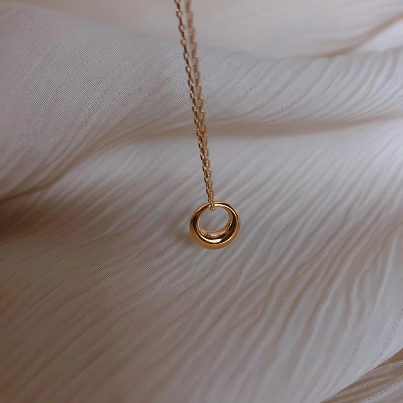 Minimalist Cute Tiny Heart Stars Stacked Choker Necklace Stainless Steel Gold Plated Chain Ladies Women Fashion Delicate Gift