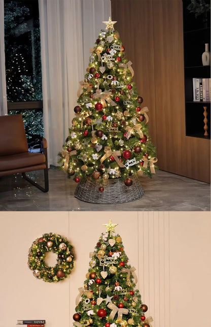 Christmas tree household large high-end Christmas decoration 2026 new living room DIY ornament scene layout
