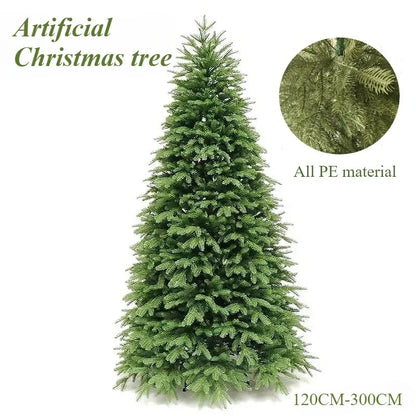 Artificial Christmas Tree 100%PE Large Encrypted Green Christmas Tree 120CM-300CM Family Party Christmas Atmosphere Decoration