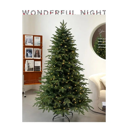 New Large Christmas Tree Christmas Decorations PE Christmas Tree with Lights Christmas Tree