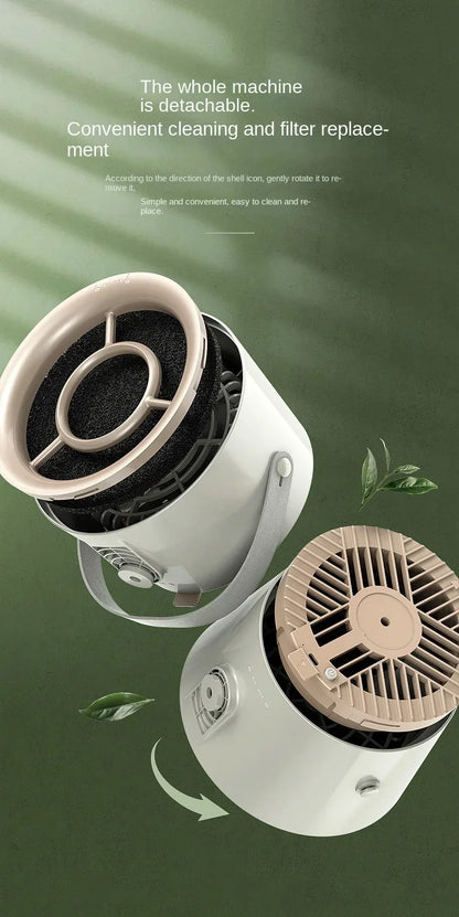 2024 New Portable Exhaust Fan Small Kitchen Hood Extractor Barbecue USB Supply Desktop Range Hoods Mini Suction Cooker Hood