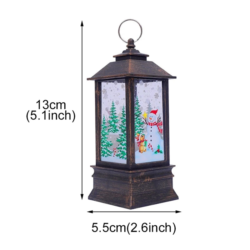 Christmas Lantern Light Merry Christmas Decorations for Home Christmas Tree Ornaments 2024 Navidad Xmas Gifts New Year 2025