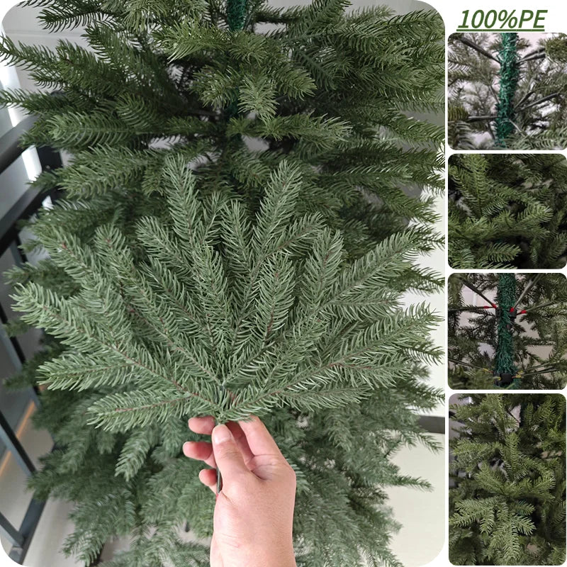 Artificial Christmas Tree 100%PE Large Encrypted Green Christmas Tree 120CM-300CM Family Party Christmas Atmosphere Decoration
