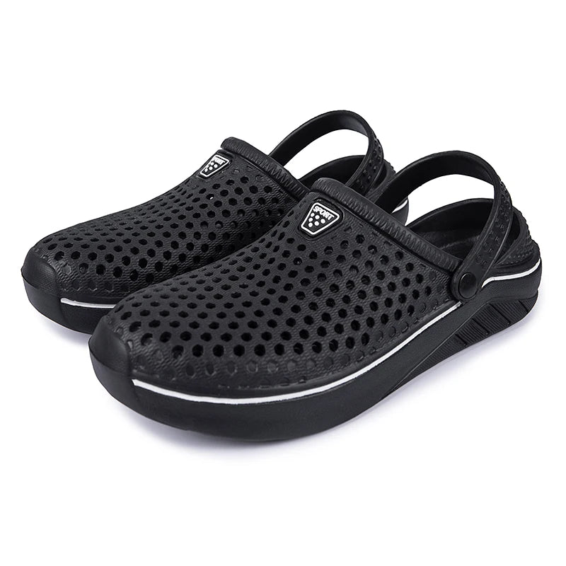 Couple’s EVA Clog Slippers Men Flat Sandals Man Women Summer Slippers Garden Shoes Outdoor Beach Clogs Home Slide Slip-on Shoes