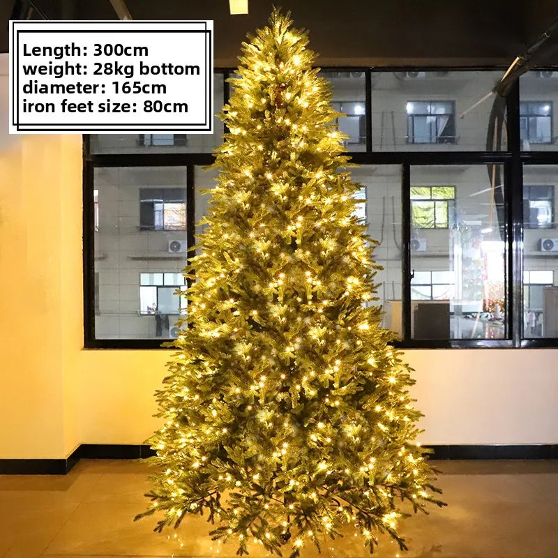 Christmas tree - Pure white encrypted simulation of a bare tree - Large high-end Christmas decoration item