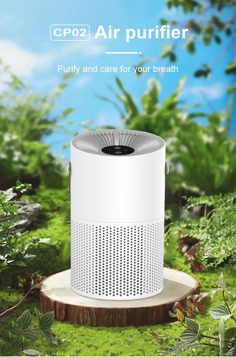 Multifunctional Desktop Air Purifier Remove Formaldehyde H13 HEPA Filter UVC Car Air Purifiers for Bedroom Home