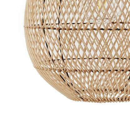 Rattan Pendant Lights Retro Hand-woven Hanging Basket chinese lantern for Dining Room Lights Bedroom Loft kitchen island lights