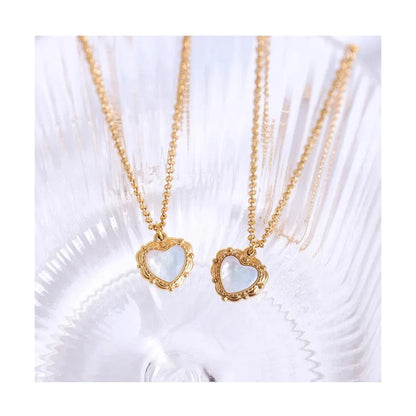 Minimalist Cute Tiny Heart Stars Stacked Choker Necklace Stainless Steel Gold Plated Chain Ladies Women Fashion Delicate Gift