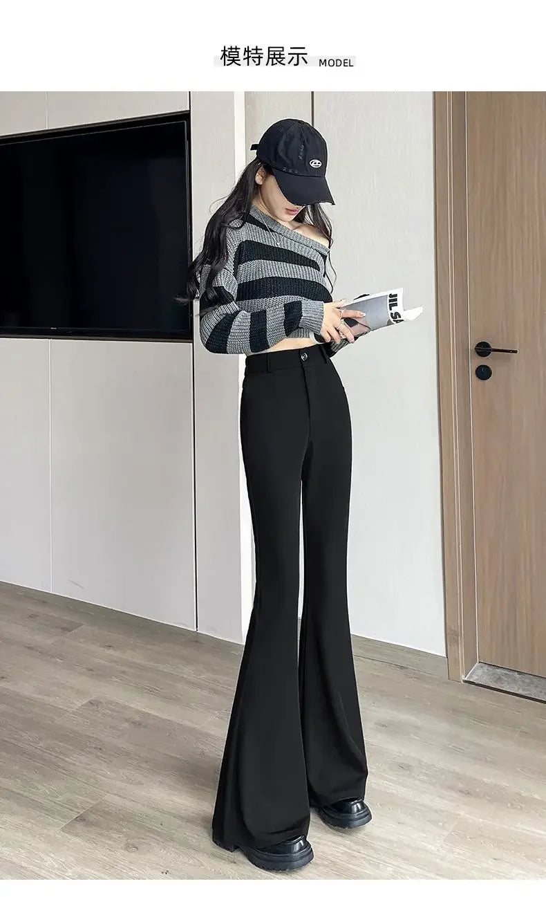 Small Flare-bottom Pants for Women&