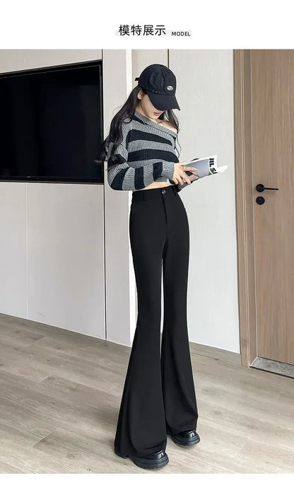 Small Flare-bottom Pants for Women&