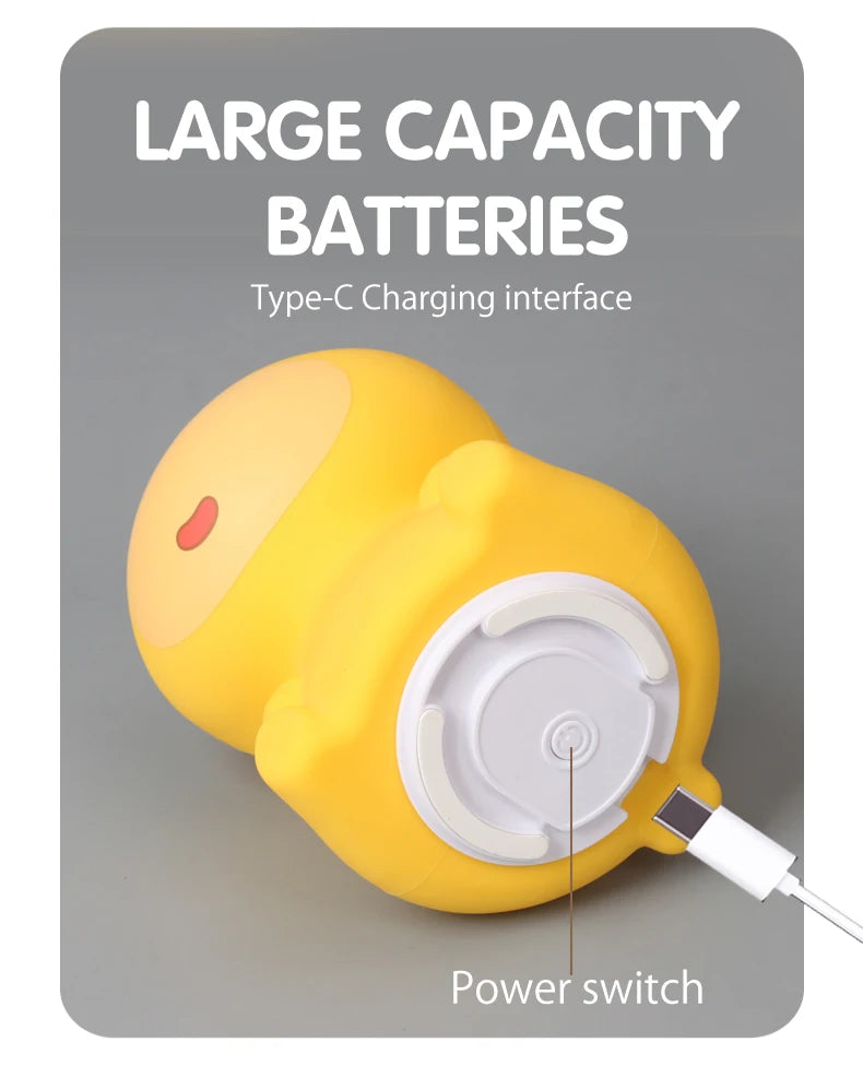 Cute Silicone Capybara Night Light Children&