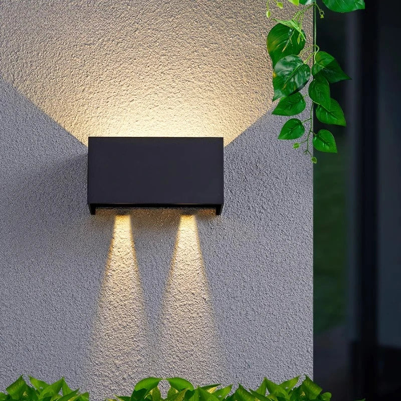 Aluminum LED Wall Lamp Outdoor Waterproof IP65 Interior Wall Light 12W24W Porch Garden Lights Living Room Street Stairs Lighting