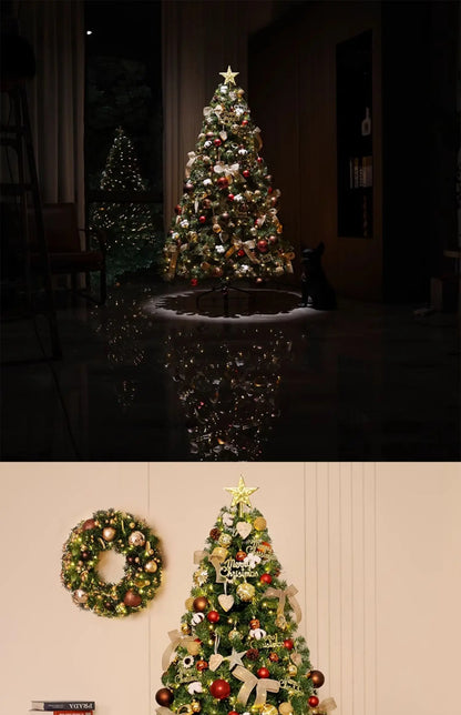 Christmas tree household large high-end Christmas decoration 2026 new living room DIY ornament scene layout