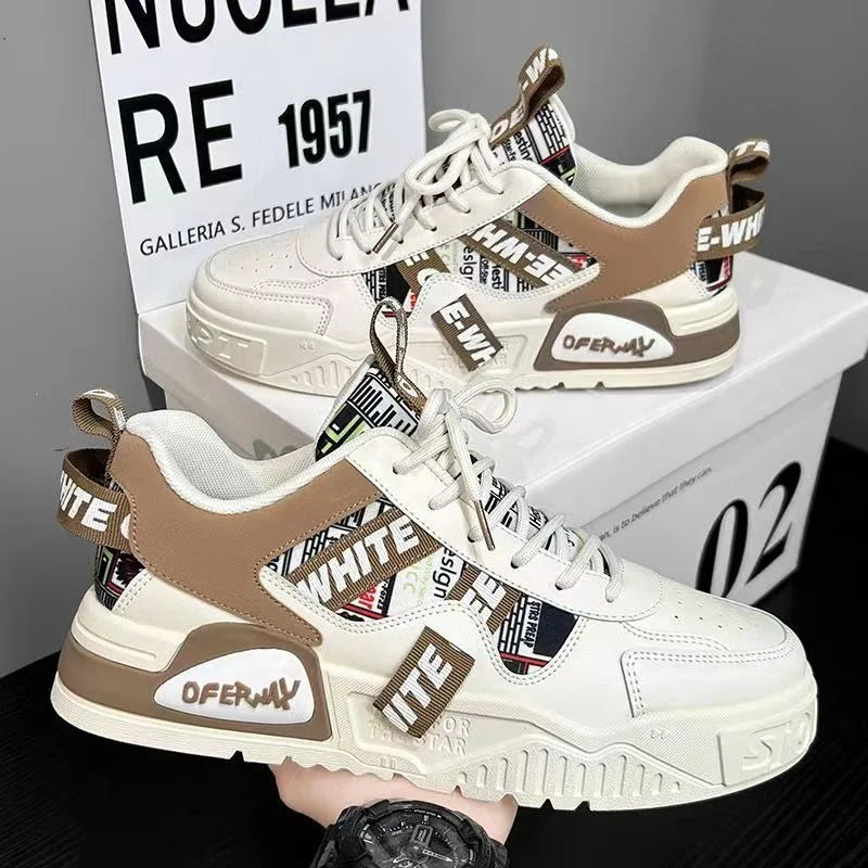 Sneakers for Men Trend Casual Shoes Men Autumn Winter Skateboard Shoes High Top Man Cotton Shoes Designer 2024 Luxury Mens Boots