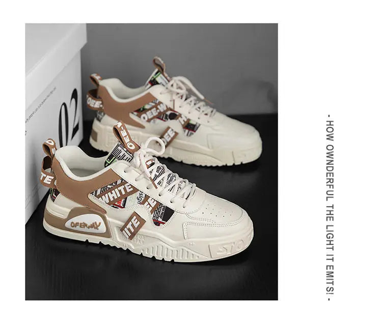 Sneakers for Men Trend Casual Shoes Men Autumn Winter Skateboard Shoes High Top Man Cotton Shoes Designer 2024 Luxury Mens Boots