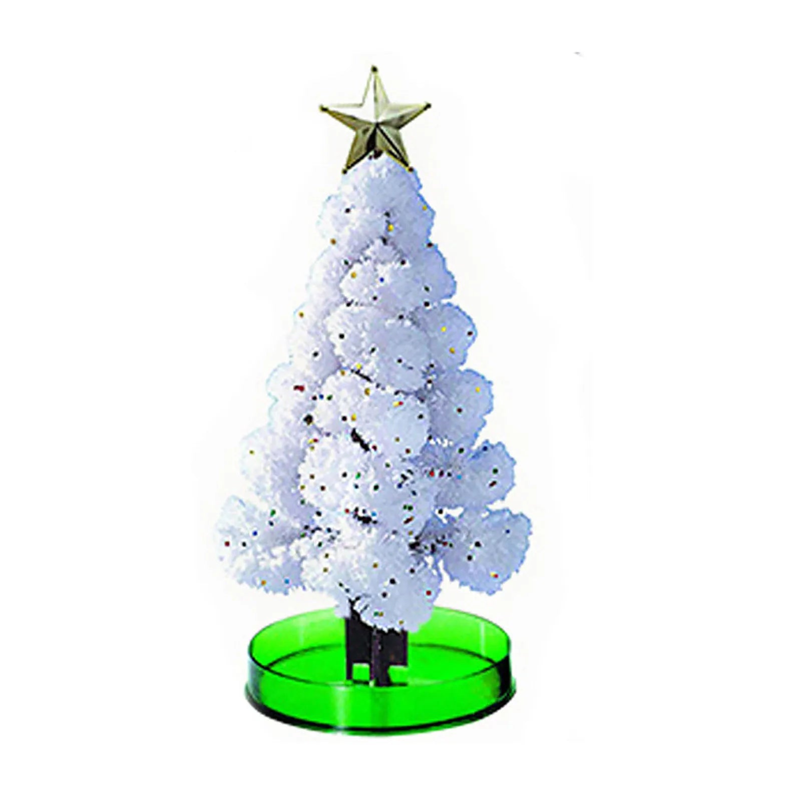 Magic Growing Christmas Tree Crystal Paper Christmas Decoration New Year Science Toy Artificial Home Decor Ornaments Wholes