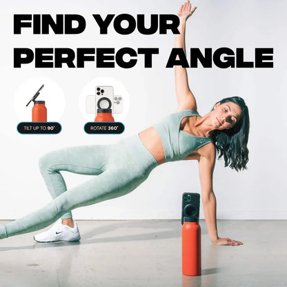 2024 720ml Unique Magnet Water Bottle 304 Stainless Steel Insulated Magsafe Water Bottle with Magnetic Cell Phone Holder