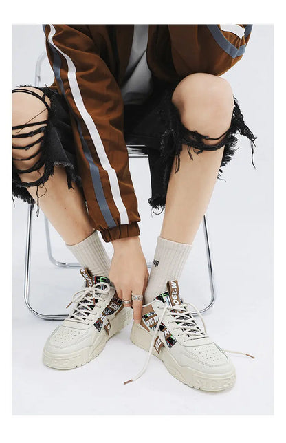 Sneakers for Men Trend Casual Shoes Men Autumn Winter Skateboard Shoes High Top Man Cotton Shoes Designer 2024 Luxury Mens Boots