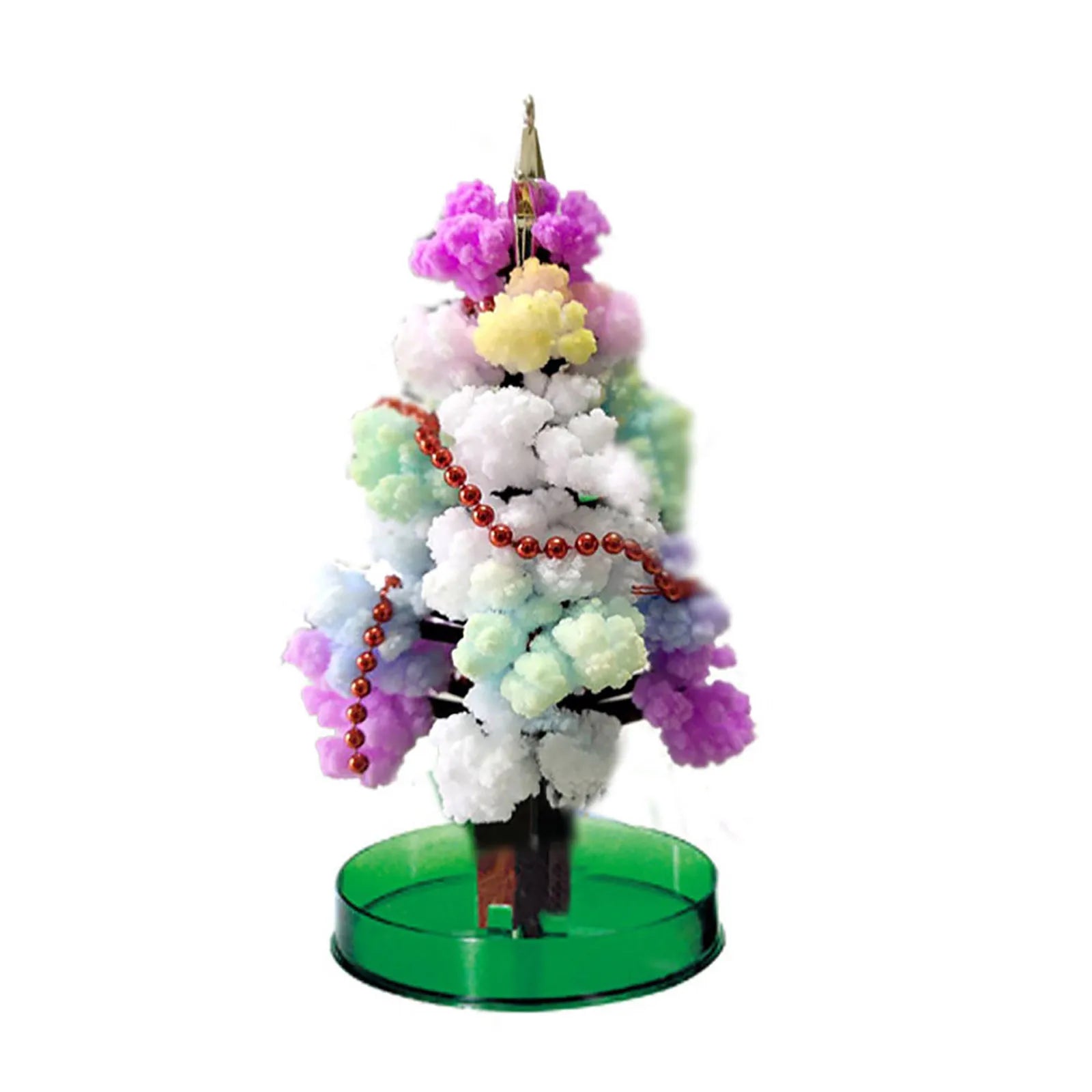 Magic Growing Christmas Tree Crystal Paper Christmas Decoration New Year Science Toy Artificial Home Decor Ornaments Wholes