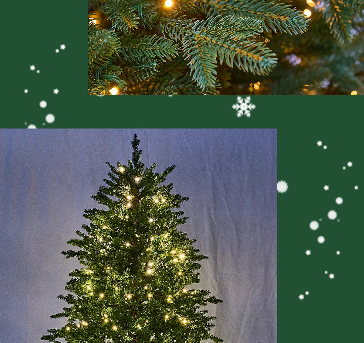 Christmas tree - Pure white encrypted simulation of a bare tree - Large high-end Christmas decoration item