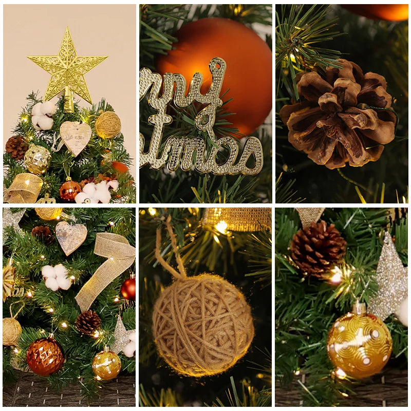 Christmas tree household large high-end Christmas decoration 2026 new living room DIY ornament scene layout