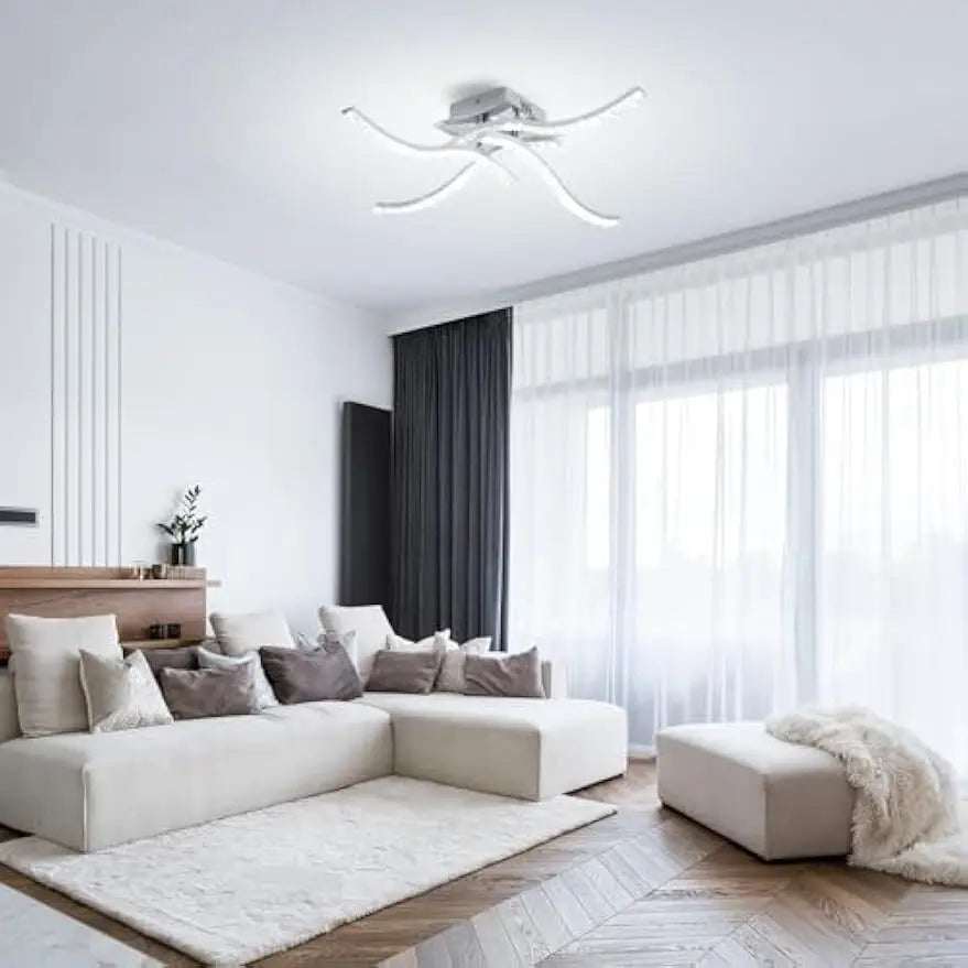 Modern Led Ceiling Lights 32W Dimmable Ceiling Lamp AC 85-265V Nordic Creative Ceiling Chandelier Indoor Lighting
