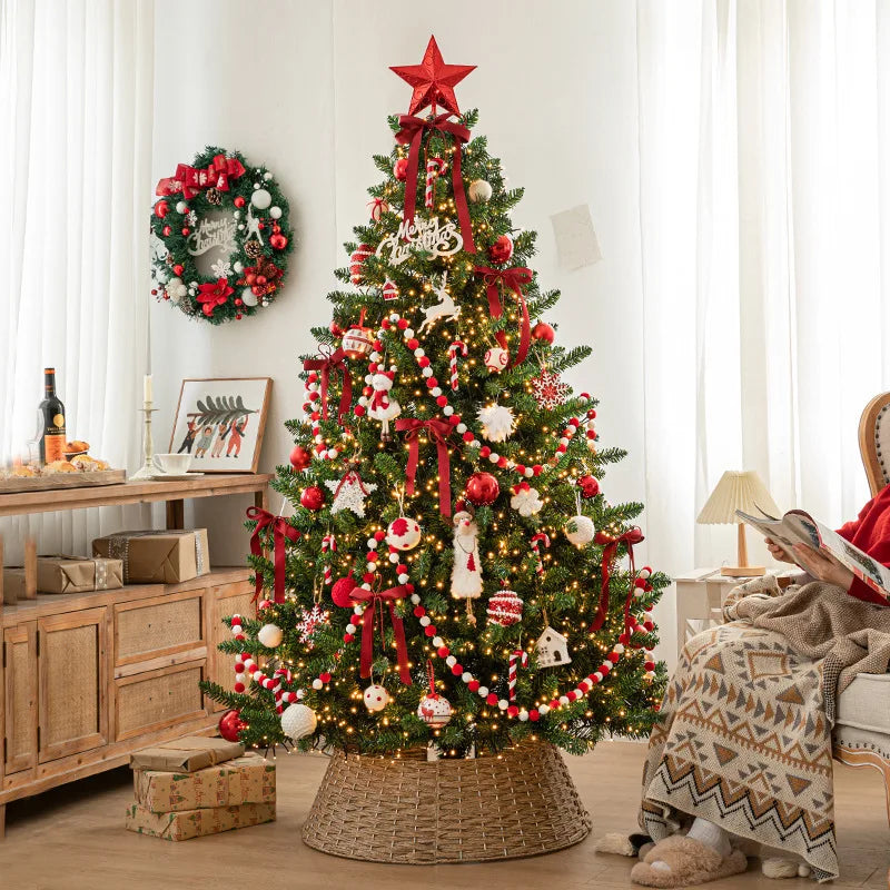 Luxury Large Christmas Tree Package Tree Glowing Floor Decoration Shopping Mall Home Christmas Decorations Christmas Ornaments