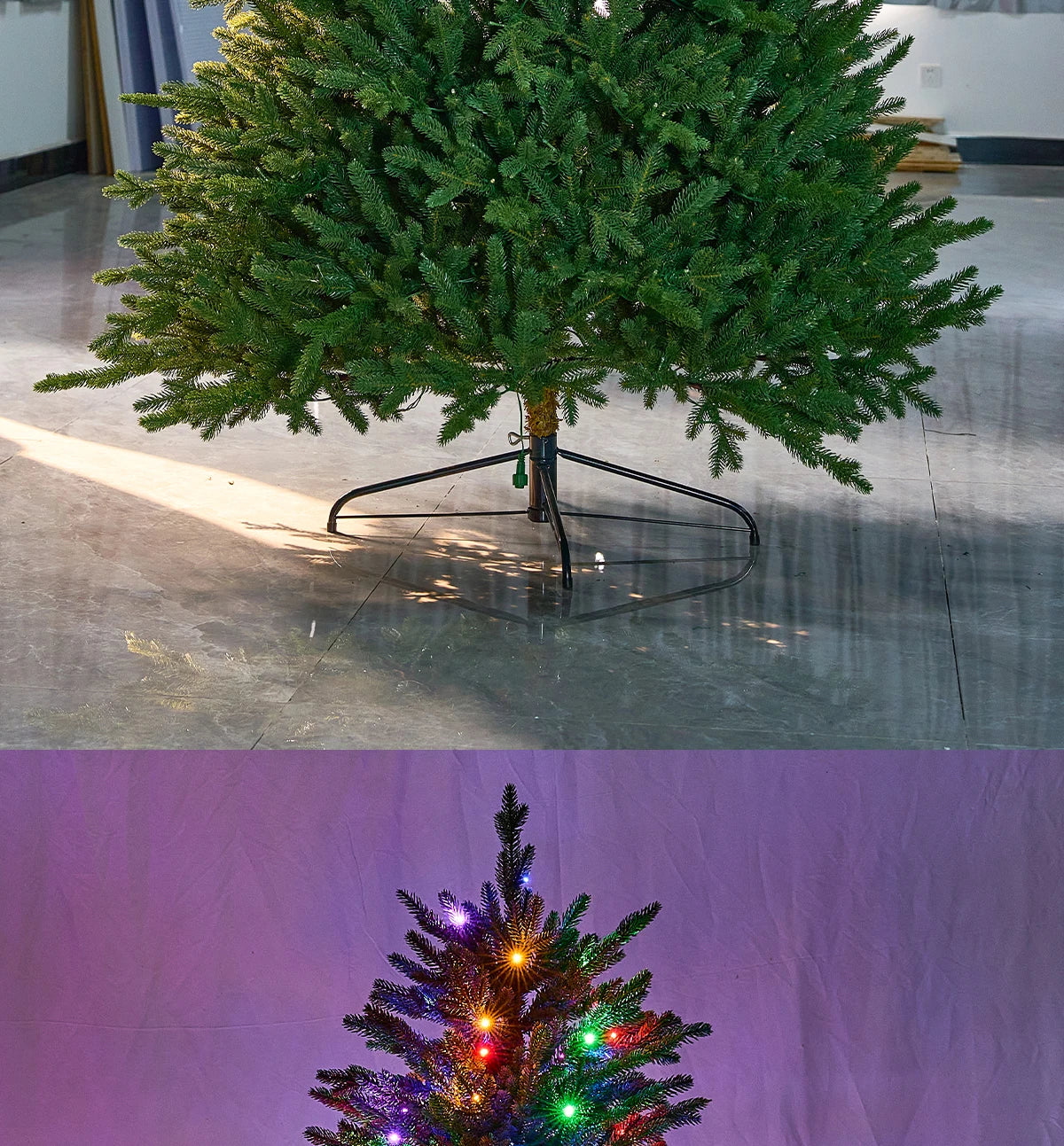 Christmas tree - Pure white encrypted simulation of a bare tree - Large high-end Christmas decoration item
