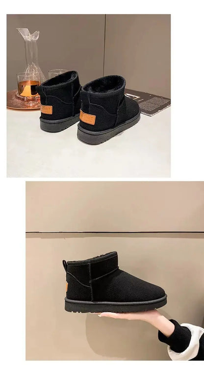 New Winter Women Snow Boots warm Thick cotton shoes Women Casual Waterproof short boots Comfortable anti-skid Flat Botas Zapatos