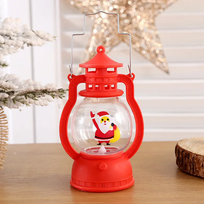 Christmas Decorations LED Lantern Lights Santa Claus Merry Christmas Home Decorations Santa Claus New Year Gifts Night Light