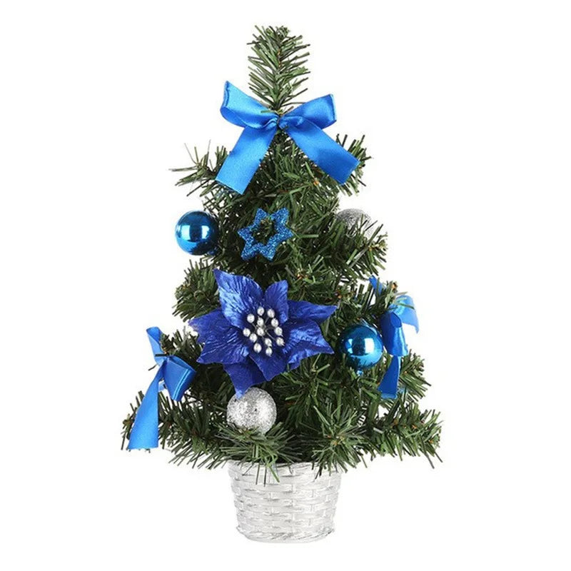 20/30/40cm Christmas Tree Home Bedroom Party Decorations Artificial Christmas Tree Children DIY Handicraft 2023 New Year Gift