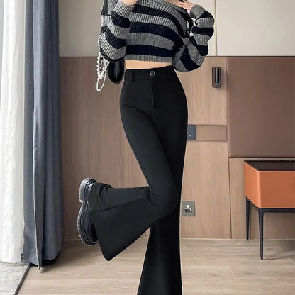 Small Flare-bottom Pants for Women&