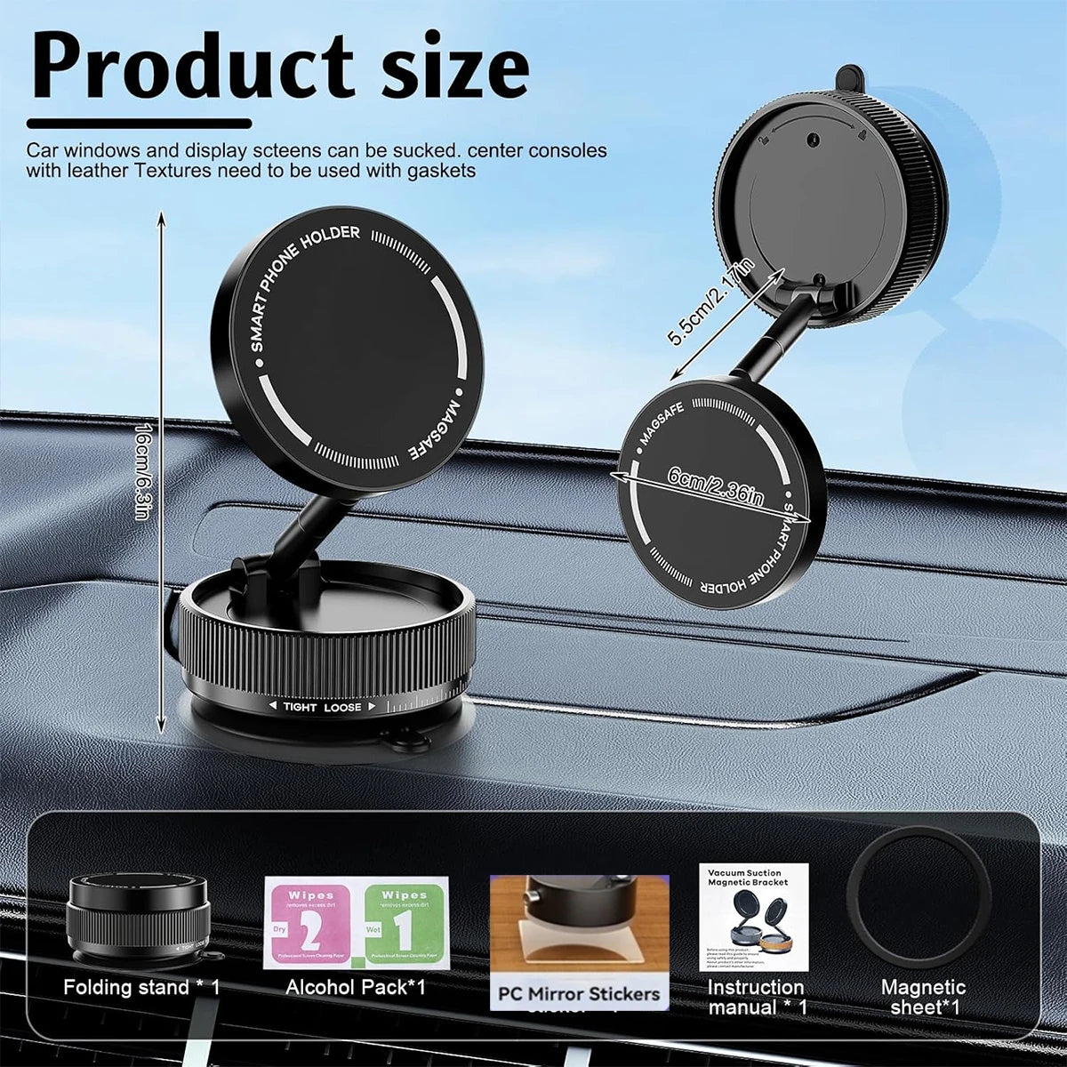 “360° Foldable Magnetic Phone Holder”