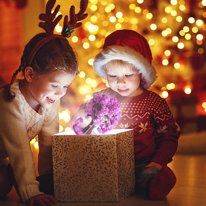 Magic Growing Christmas Tree Crystal Paper Christmas Decoration New Year Science Toy Artificial Home Decor Ornaments Wholes