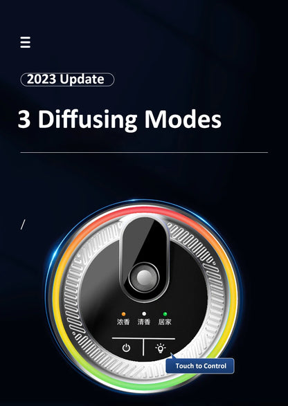 Car Aroma Diffuser with LED Starry Ambient Light 50ml Cologne Perfume Car Air Freshener Flavoring for Cars Fragrance Diffusers