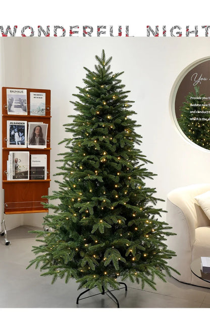 New Large Christmas Tree Christmas Decorations PE Christmas Tree with Lights Christmas Tree