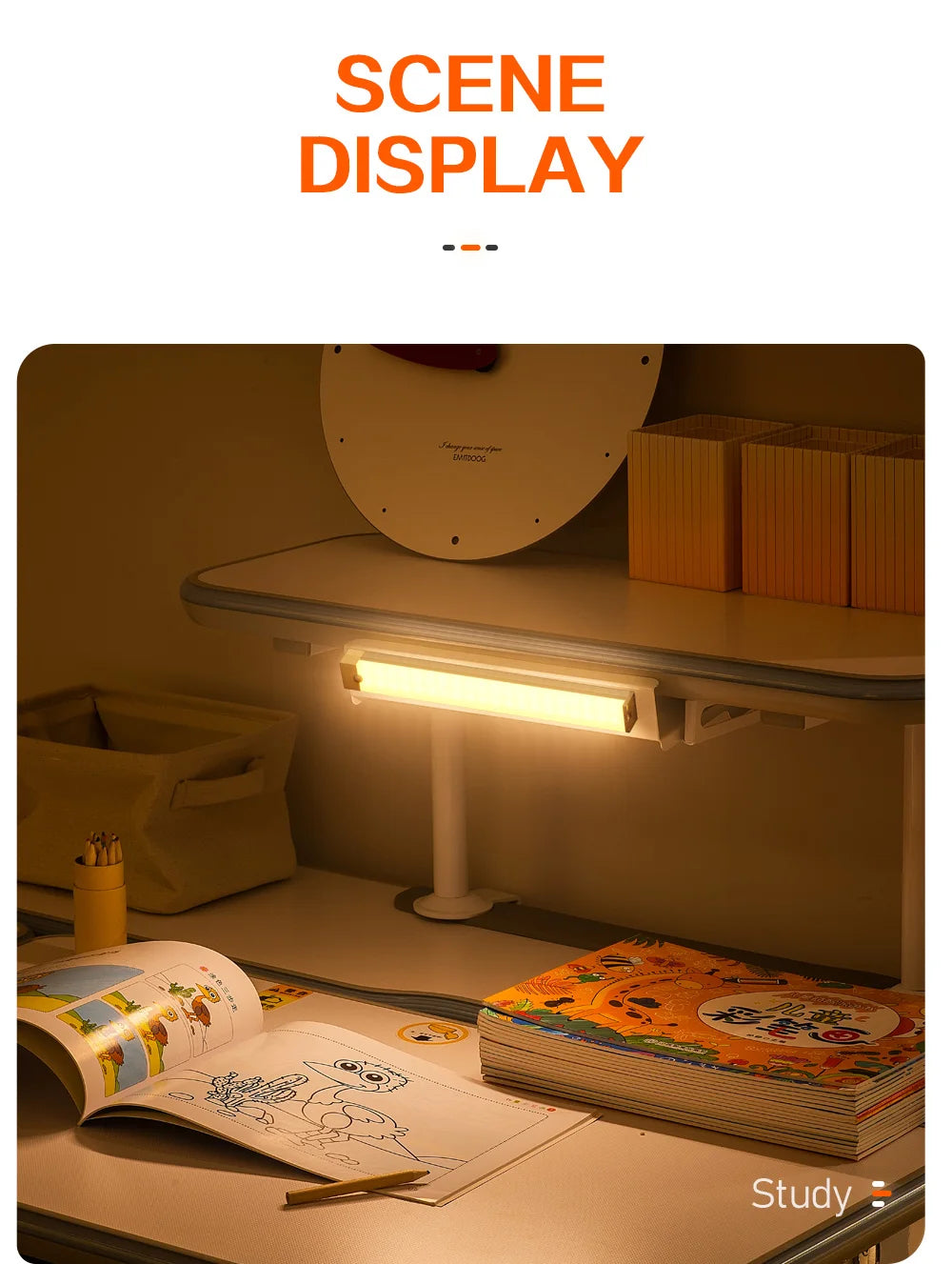 LED Cabinet Light 15/21/30CM Kitchen Wireless Dimming USB Rechargeable Motion/Hand-sweep Sensor Bedroom Wardrobe Night Lamp