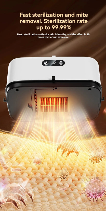 New Mini Portable Dryer Foldable Electric Dryer Intelligent Timed Fast Drying Household Cabinet with Drying Bag Compact Travel