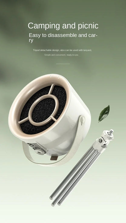 2024 New Portable Exhaust Fan Small Kitchen Hood Extractor Barbecue USB Supply Desktop Range Hoods Mini Suction Cooker Hood