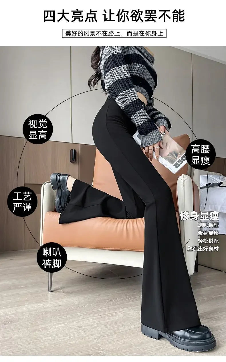 Small Flare-bottom Pants for Women&