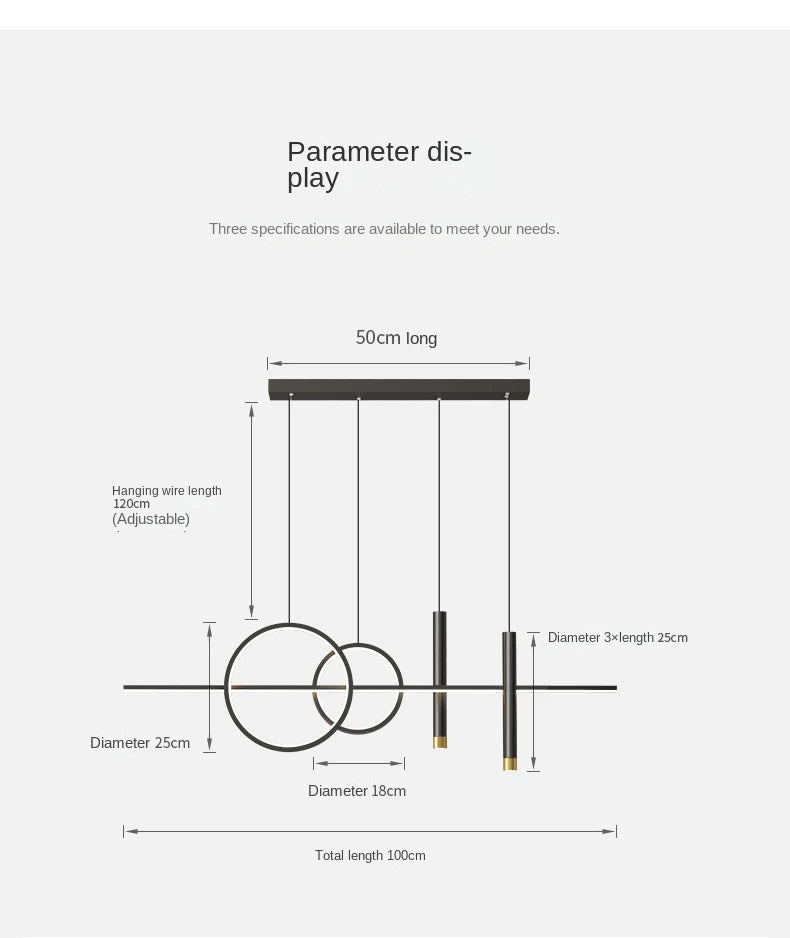 LED Modern Ceiling Chandeliers For Dining Room Table Pendant Lighting Lustre Lamps For Living Bar Minimalist Strip Lighting