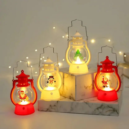 Christmas Decorations LED Lantern Lights Santa Claus Merry Christmas Home Decorations Santa Claus New Year Gifts Night Light