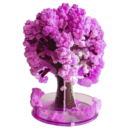 Magic Growing Christmas Tree Crystal Paper Christmas Decoration New Year Science Toy Artificial Home Decor Ornaments Wholes