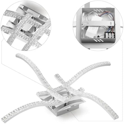 Modern Led Ceiling Lights 32W Dimmable Ceiling Lamp AC 85-265V Nordic Creative Ceiling Chandelier Indoor Lighting