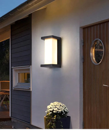 LED Wall Light Motion Sensor light AC85-265V 30W 16W 12W Waterproof Surface Mounted Indoor Wall Lamps Living Room Porch Outdoor