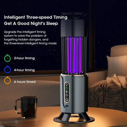 Mosquito Killer Lamp Insect Fly Trap Camping Lantern USB Timing Electric Mosquito Swatter Outdoor Insect Killer Repellent