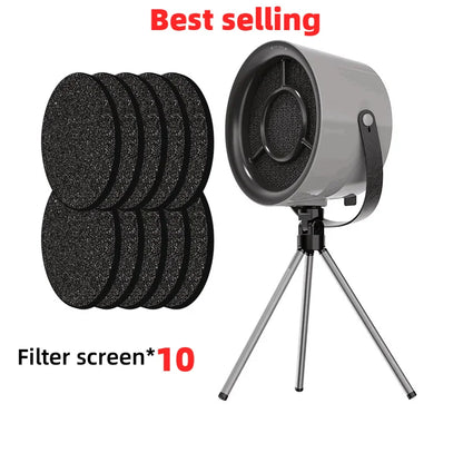 2024 New Portable Exhaust Fan Small Kitchen Hood Extractor Barbecue USB Supply Desktop Range Hoods Mini Suction Cooker Hood