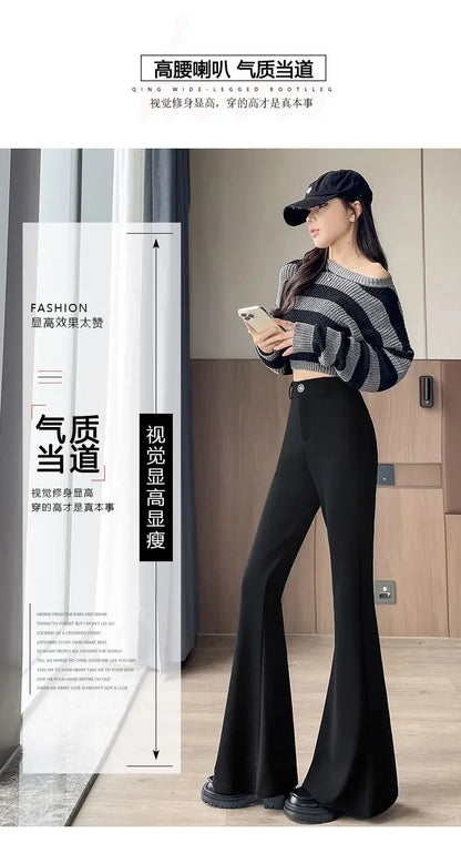 Small Flare-bottom Pants for Women&