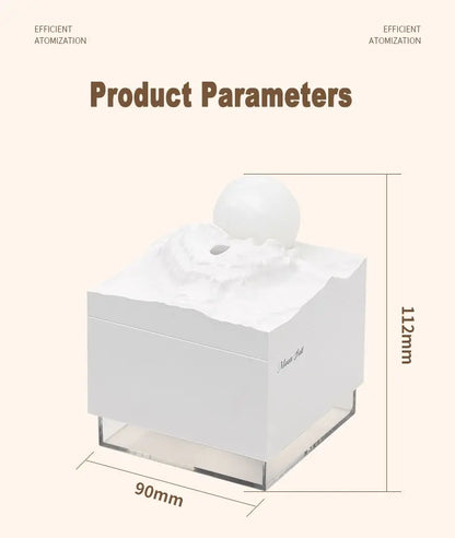 Scent Diffuser Cool Mist Humidifiers LED Essential Oil Moon Lamp Air Humidifier Aroma Diffuser Night Light for Home Office